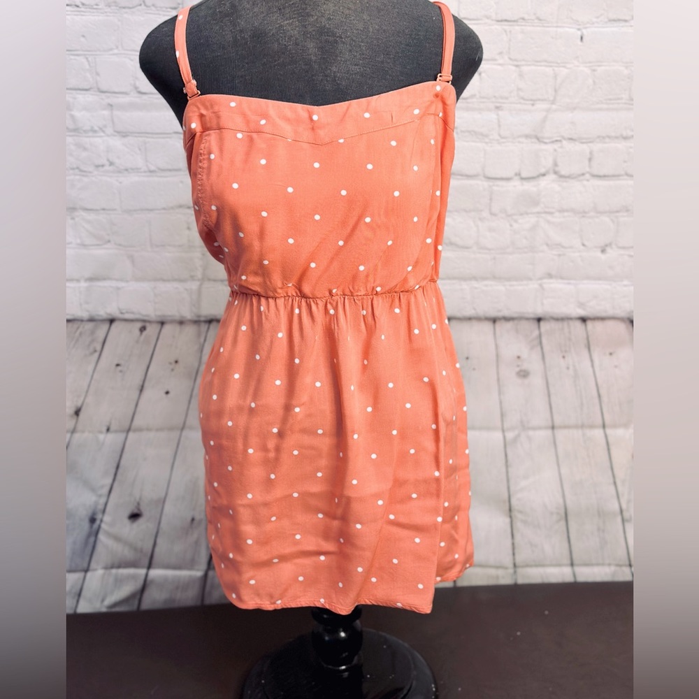 Torrid Strap/Strapless sleeveless polka dot top